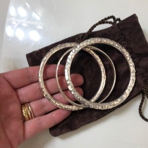 Silver bangles